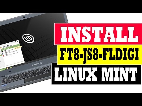 Install FT8 JS8Call FLDIGI Gridtrack on Linux