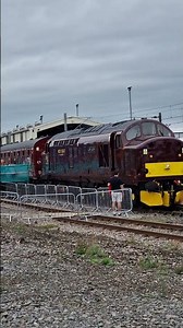 Immaculate WCRC Class 37 37516 "Loch Laidon" comes to a stop #train #railway #trainspotting #diesel