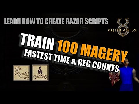 UO Outlands - Training 100 Magery - Total Cost and Time