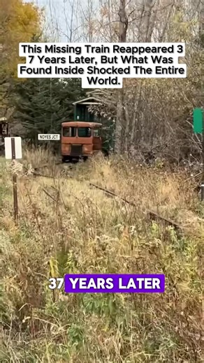 This missing train reappeared 37 years later, but what was found inside shocked the entire world#fyp #foryou | UselessFarmer