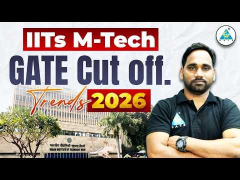 IIT M-Tech cut off Previouse Year for different IIT #gate2026 by Ishwar sir