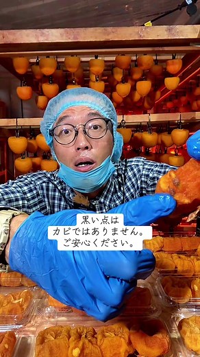 あんぽ柿の黒い点の真実