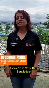 13K views · 476 reactions | Eight years into the #Rohingya refugee crisis, the #needs remain dire—and #resources are more scarce than ever. The time to #act is now. Deepmala echoes the urgent pleas of Rohingya #refugees, bearing witness to the struggles faced by the Rohingya people and stands to call for #dignity, #safety, and #hope. CARE | CARE Bangladesh | Facebook