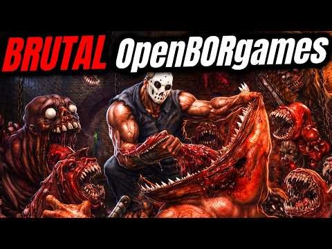 10 MONSTROUS & BRUTAL Modern Arcade & Retro-Style OpenBORGames You Must Play RIGHT NOW!