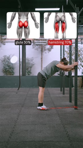 Hamstring VS glute | banded workout