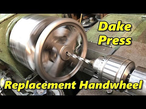 Machining a Dake Arbor Press Handwheel