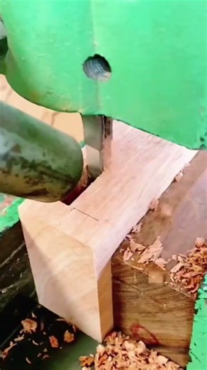 Drills perfect square holes fast & accurate 🔥 #woodworking #squareholedrill #DIY #BestTool #shorts