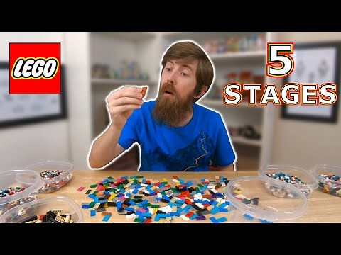 5 Stages of Finding Missing LEGO Pieces