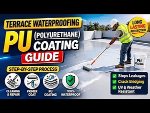 Terrace Waterproofing – PU (Polyurethane) Coating Guide