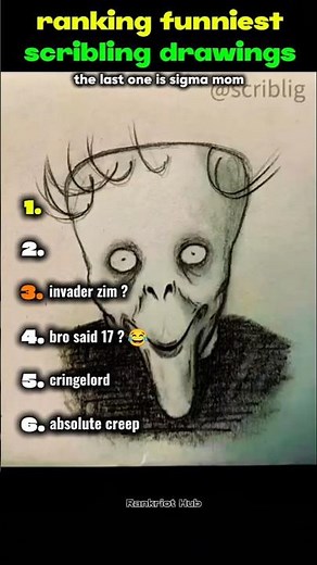 funniest scribling drawings 😂🔥 part 7