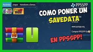 Aprende CÓMO PONER o INSTALAR un SAVEDATA y CHEATS al Emulador PPSSPP