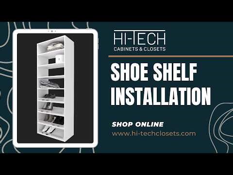 How to Install Shoe Shelves in a Closet | Slanted Shoe Shelf Setup (Step-by-Step)