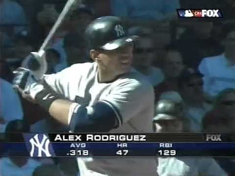 Alex Rodríguez goes 4-for-5 vs. Red Sox