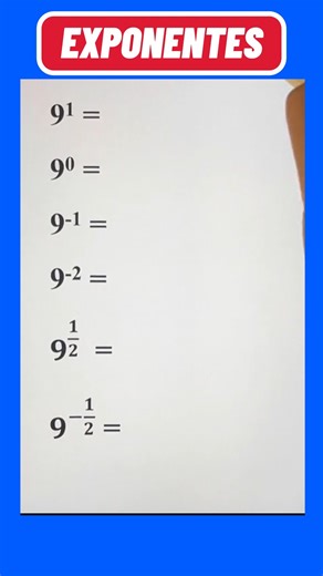 Aprende a resolver ejercicios basicos con exponentes | Matematicas - Aprender es Avanzar