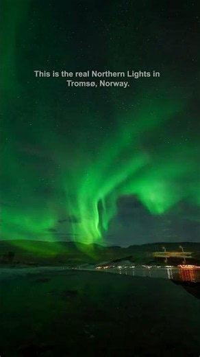 This Is NOT AI 😳 | Real Northern Lights in Tromsø, Norway 🇳🇴