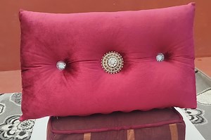Housse De Coussin En Tissé Rouge Foncé/ Coussin Décoratif Marocaine Pour Canapé/ Housses De Coussin Taie D'oreiller Moderne/oreiller 30/50. - Etsy
