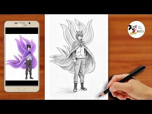 How To Draw Sasuke Uchiha full body step-by-step || Sasuke From Naruto Shippuden