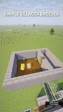 Minecraft Easy Villager Breeder | 1.21/26.1 | Java and Bedrock #minecraft