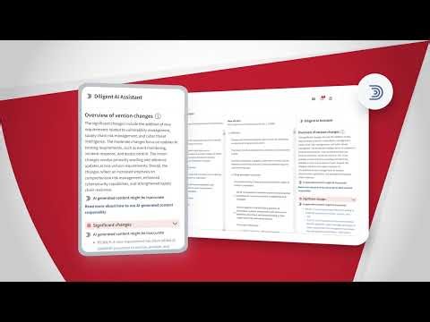 Diligent AI transforms compliance updates and enables you to navigate regulations effortlessly