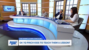 Gemma Atkinson has hit back after being criticised for pinching her child to teach them a lesson. | Jeremy Vine On 5