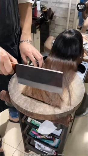 China's Most Dangerous Barber: Cleaver Haircut! 🔪🇨🇳 #shorts #facts #foryou