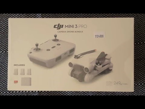 Costco DJI Mini 3 Pro bundle unboxing