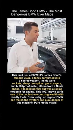 Secret Agent's Ultimate Weapon on 4 Wheels #jamesbond #carmodifications #gadgets