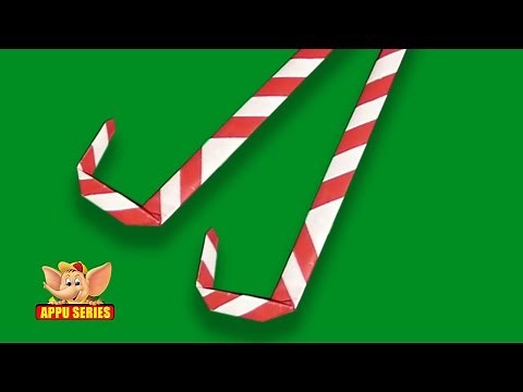 Origami - Learn to make Candy Stick