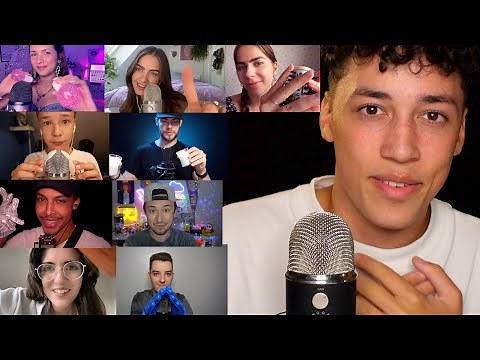 ASMR with 10 ASMRtists | Favorite triggers for 100% Sleep