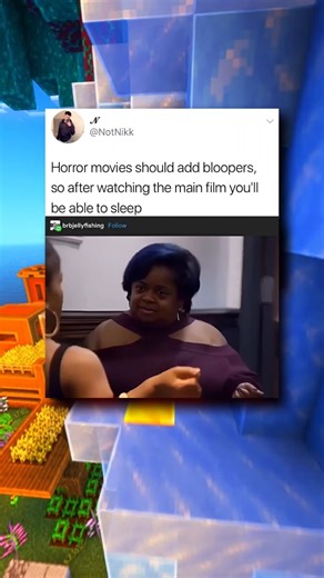 Horror movies should add bloopers