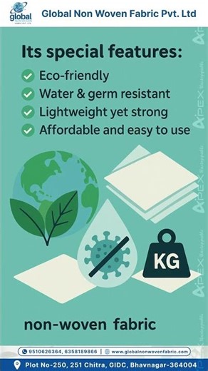 Non-Woven Fabric: Safe, strong, and used daily! Learn what it is and its benefits.