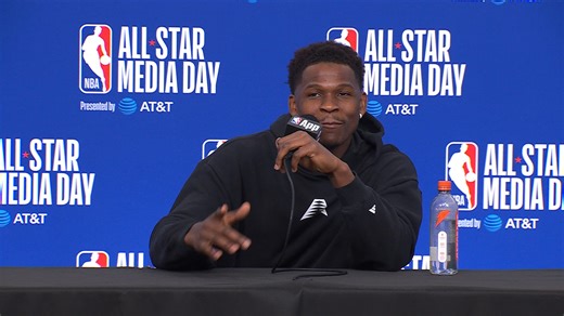 Anthony Edwards HILAROUS Interview on NBA All-Star, "Hottest Player", Atlanta Hoopers & LeBron James | Fanatics View