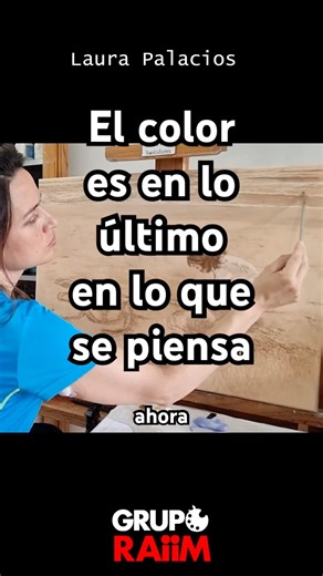 El color es en lo último en lo que se piensa #procesocreativo #colors #pintura #grisalla #viral