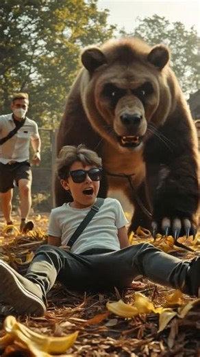 Fell into a Wild Animal Enclosure! | Funny 😱 Dangerous Zoo Moment #ZooAccident#ViralShorts#FunnyFail