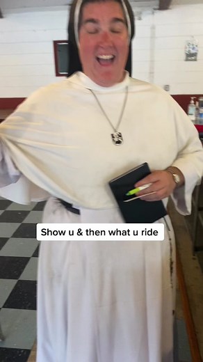 Maggie Craig Ministries (@maggiecraigspeaker) - Nice whip, Sister #maggiecraigministries #nunsoftiktok #catholicnun #religioussisters #nunsrock #catholictokers #catholicgirl #catholicproblems #catholictiktok #christiantiktok #christiantiktokers #christiangirl #christianproblems