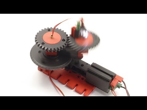 Anti twisting mechanism with fischertechnik - Dirac belt trick