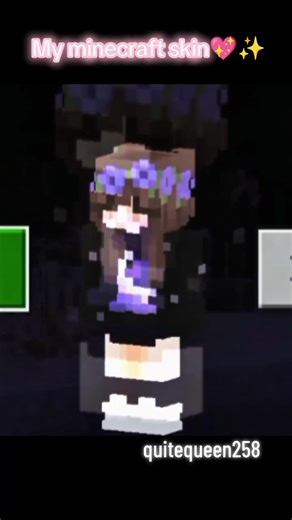 Cute girl minecraft skin 💖✨ #trending #minecraft #skin #yosho #youtubeshorts