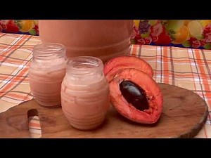 Agua de mamey o zapote , cremosa,fresca y deliciosa