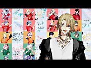 Luca looks through everyone's signature for NIJIFES【NIJISANJI EN CLIP | Luca Kaneshiro】