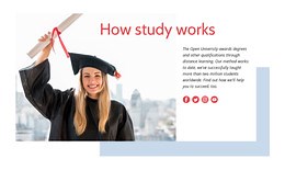 How Study Works - HTML Template by Nicepage