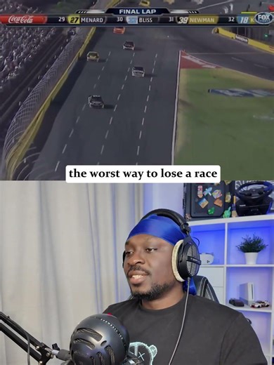out of fuel on final lap