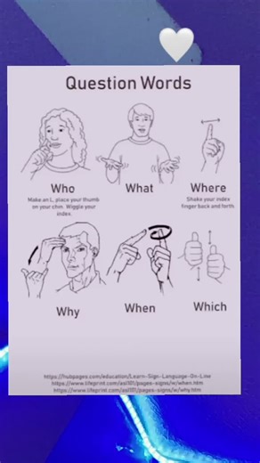 question words ! thank you so much for 700 likes! #fyp #signlanguage #learn #thanks#dontletthisflop #goviral#foryou#like#follow