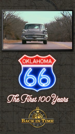 Back In Time: Route 66: The First 100 Years This Thursday at 7 PM, Back In Time hits the open road to explore Route 66 and Oklahoma’s deep connection to the Mother Road. For 100 years, this legendary highway has carried travelers, drifters, and dreamers across the heart of America, and no state celebrates it quite like Oklahoma, home to more surviving miles than any other along Route 66. From Tulsa’s iconic Meadow Gold sign and the Blue Whale of Catoosa to Lucille’s Service Station near Hydro an