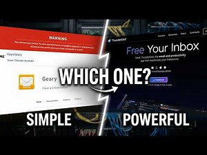 Geary vs Thunderbird - Lightweight vs Full Email Client