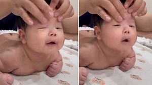 Anand Mahindra finds his Sunday 'role model' in a baby enjoying a forehead massage