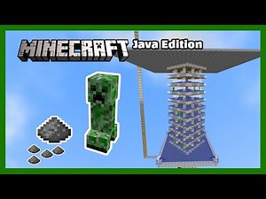 [자바] 크리퍼 농장 Minecraft Java Edition Creeper Farm (Gunpowder Farm) Tutorial
