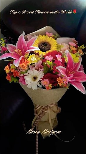 Top 5 Rarest Flowers in the World 🌸 | Miora Mariyam ✨
