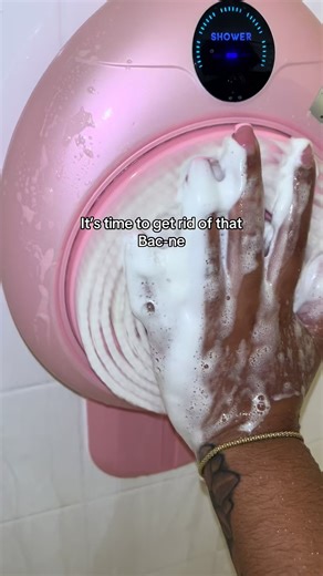 Say Goodbye to Bac-ne with This Shower Scrubber