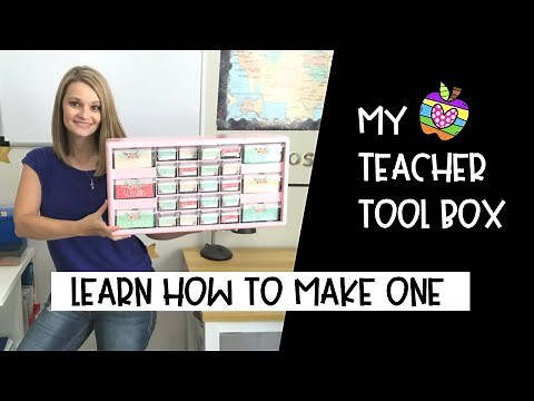 Why You Need a Teacher Toolbox for your Homeschool Room | Teacher Toolbox DIY