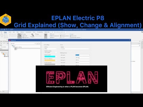 EPLAN Electric P8 Beginner’s Guide: Grid Explained (How to Show, Change & Fix Alignment Issues)